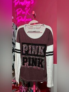Victoria's Secret PINK Bling long sleeve